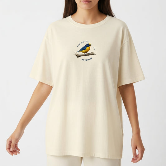 "Brazilian Birds Collection - Fim Fim" Camiseta Oversized Básica