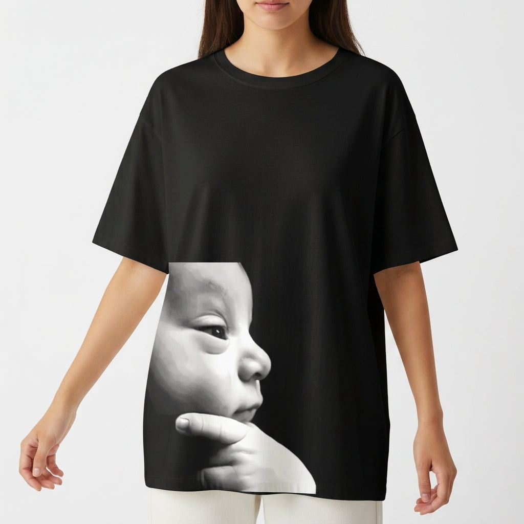 "BABY REFLECTIONS" Camiseta Oversized Básica