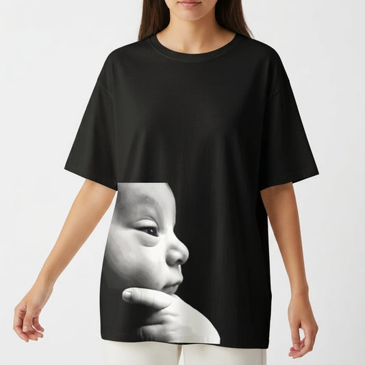 "BABY REFLECTIONS" Camiseta Oversized Básica