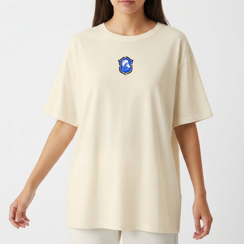 "Camiseta Oversized Arquibancada da Fé - Galo" Camiseta Oversized Básica