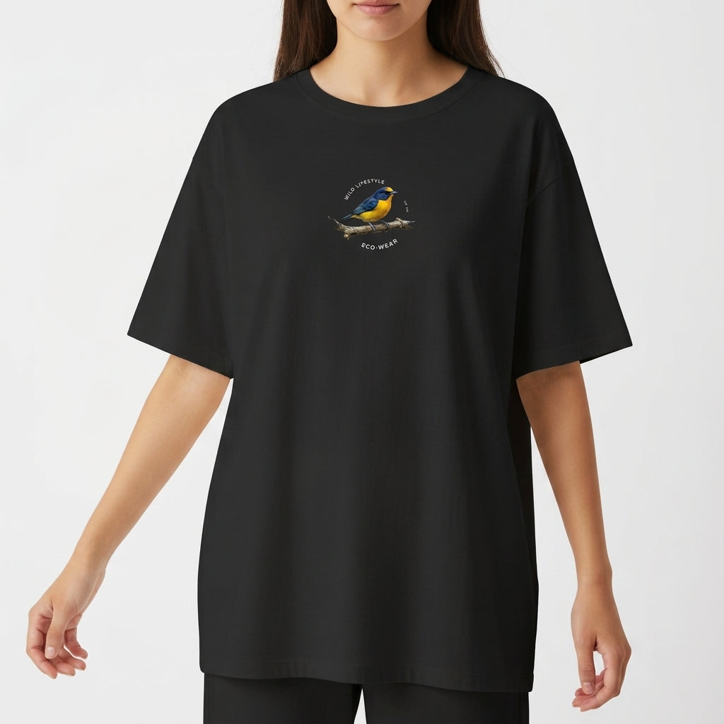 "Brazilian Birds Collection - Fim Fim" Camiseta Oversized Básica