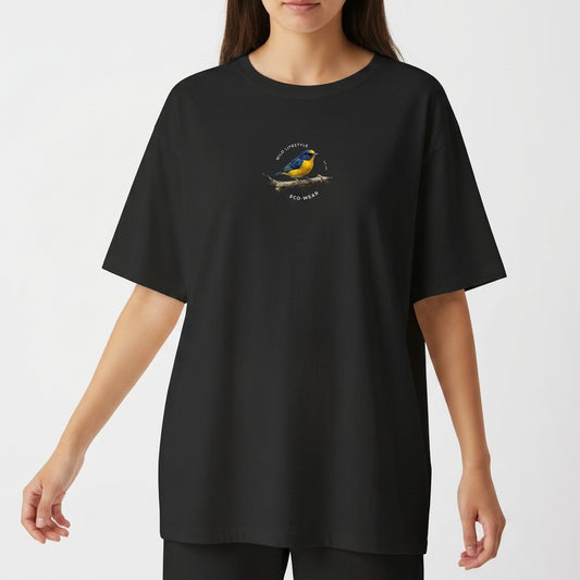 "Brazilian Birds Collection - Fim Fim" Camiseta Oversized Básica
