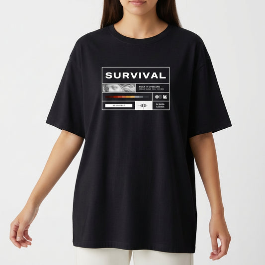 "Camiseta Oversized Essential Urban" Camiseta Oversized Básica