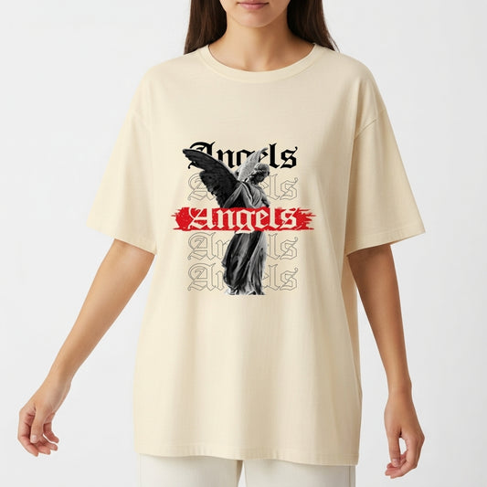 "STREETWEAR ANGELS OVERSIZED" Camiseta Oversized Básica