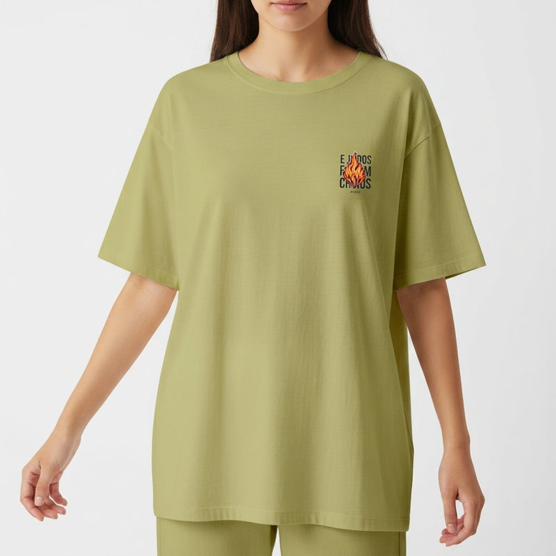 "Camiseta Oversized | Upper Room" Camiseta Oversized Básica