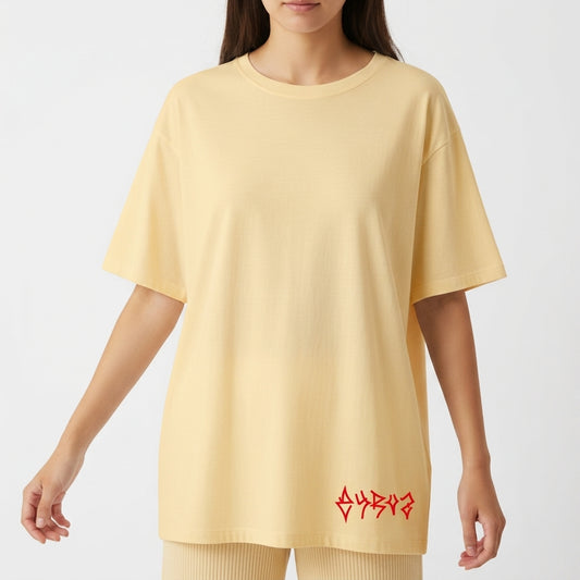 "Hell Filp" Camiseta Oversized Básica