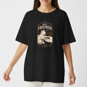 "Camiseta oversized - Best friends for life" Camiseta Oversized Básica