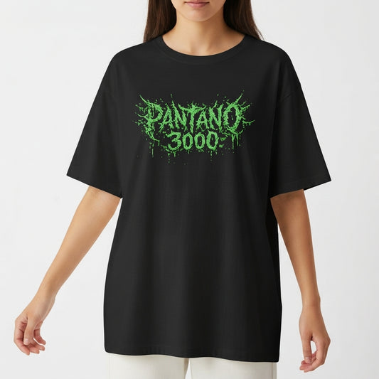 "Camiseta Pântano 3k Oversized Básica - greenner" Camiseta Oversized Básica