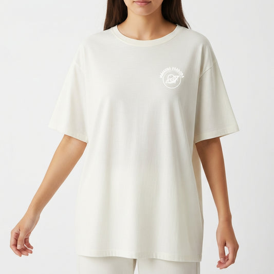 "Camiseta Oversized Básica MV UFO" Camiseta Oversized Básica