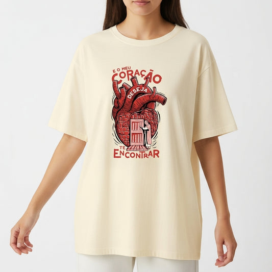 "GOSPEL OVERSIZED" Camiseta Oversized Básica