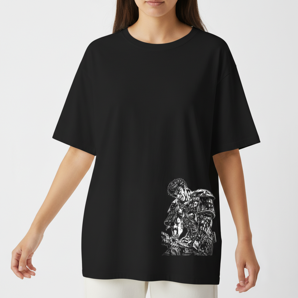"Camiseta Ovrsized Berserk" Camiseta Oversized Básica