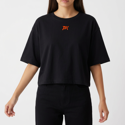 "Oversized basica - Coluna foi feita para dobrar" Camiseta Oversized Básica