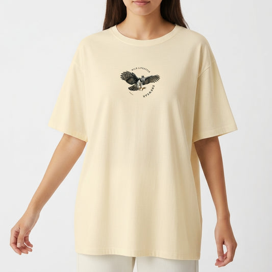 "Brazilian Birds Collection - Harpia" Camiseta Oversized Básica
