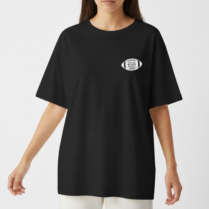 "Love & Hate" Camiseta Oversized Básica