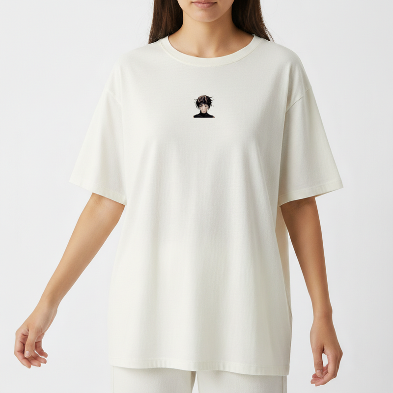 "Camiseta Maki Oversized Off White" Camiseta Oversized Básica