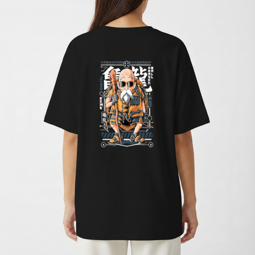 "Camiseta Mestre Kame Oversized" Camiseta Oversized Básica