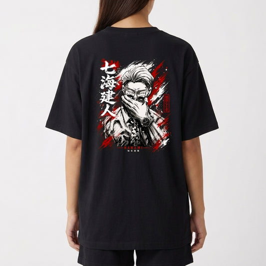"Domain Expansion - Nanami Edition" Camiseta Oversized Básica