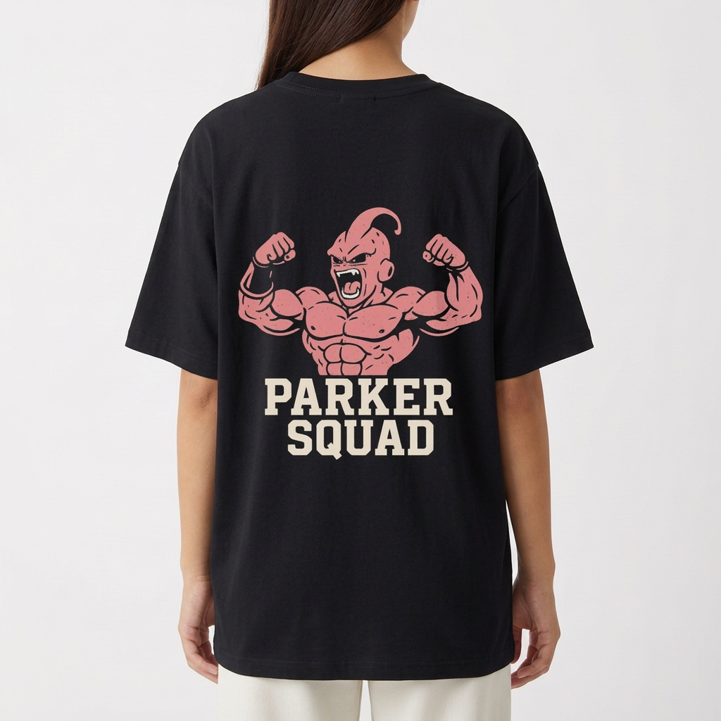 "Oversized básica - Parquer squad" Camiseta Oversized Básica