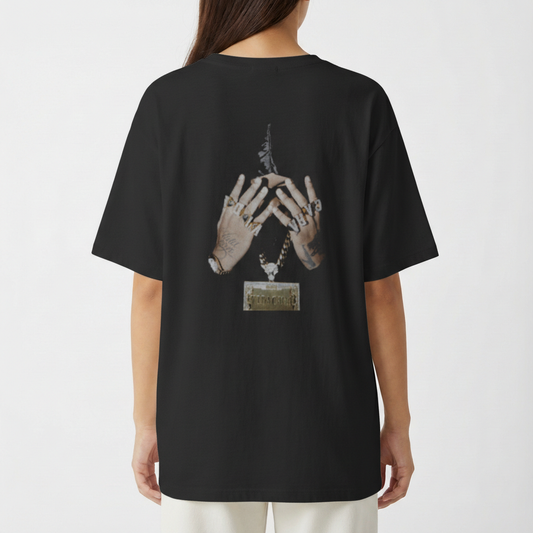 "Camiseta Orochi Vida Cara Oversized" Camiseta Oversized Básica