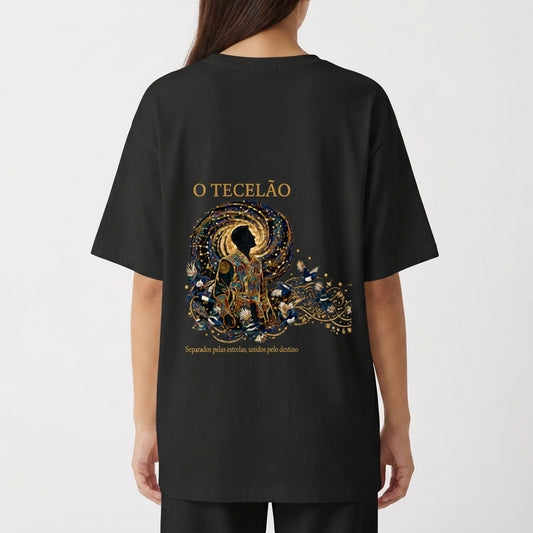 "Fios do Destino" Camiseta Oversized Básica