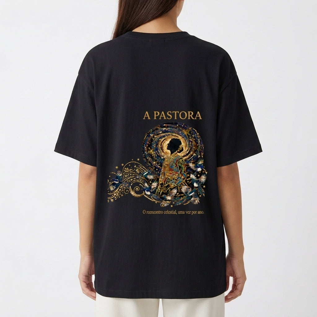 "Os Fios do Destino" Camiseta Oversized Básica