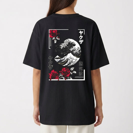 "oriental oversized" Camiseta Oversized Básica
