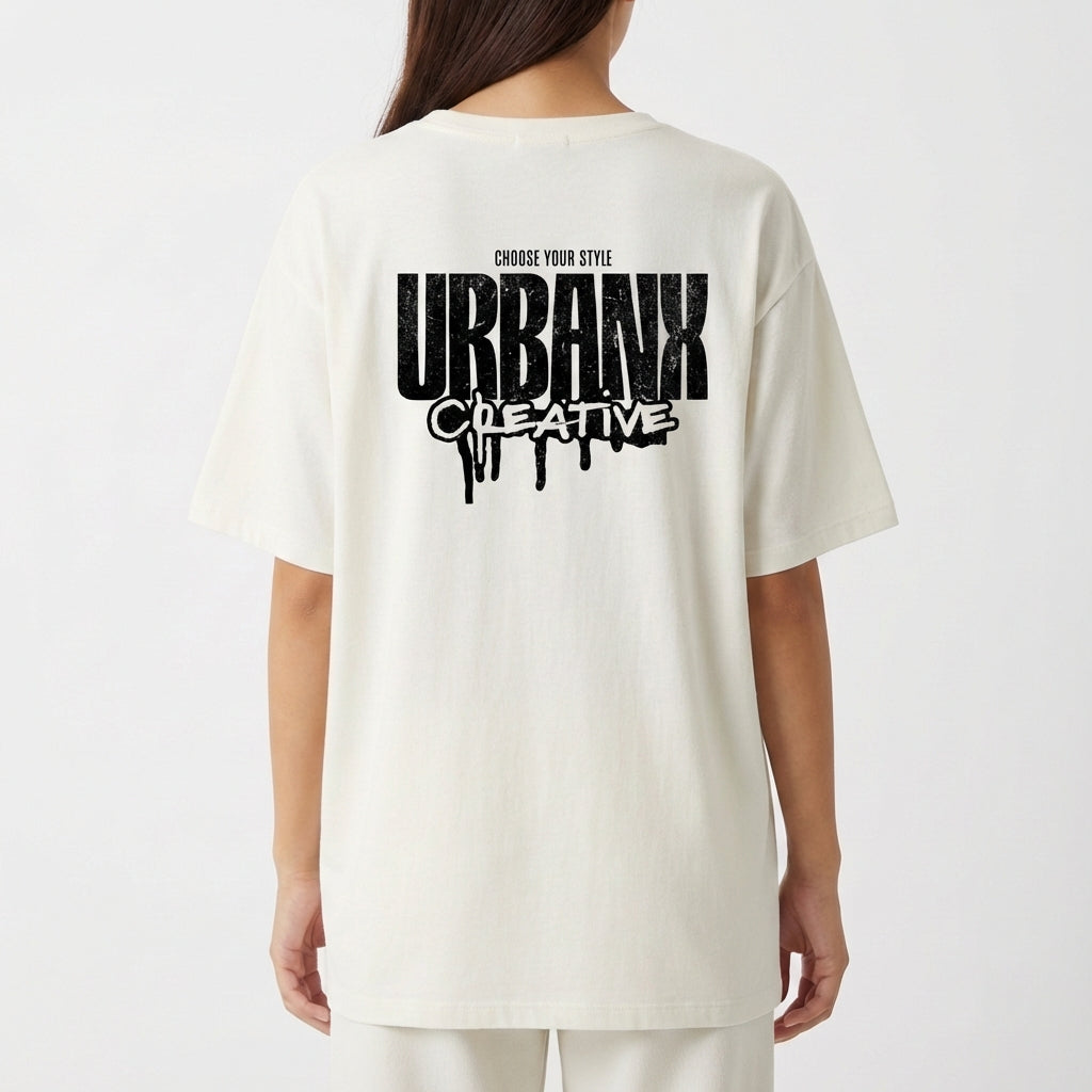 "Camiseta Urbanx Over Born.." Camiseta Oversized Básica