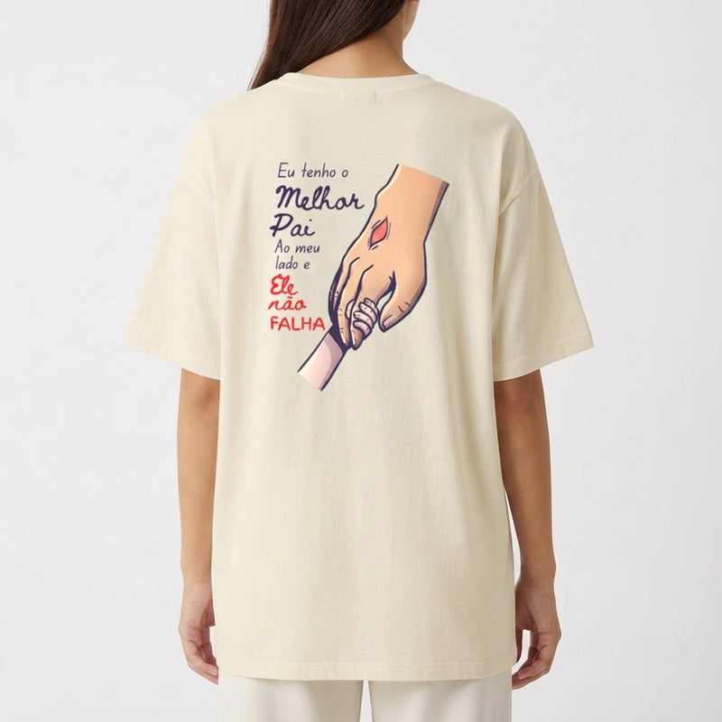 "CAMISETA ESPECIAL DIA DOS PAIS (OVERSISED)" Camiseta Oversized Básica