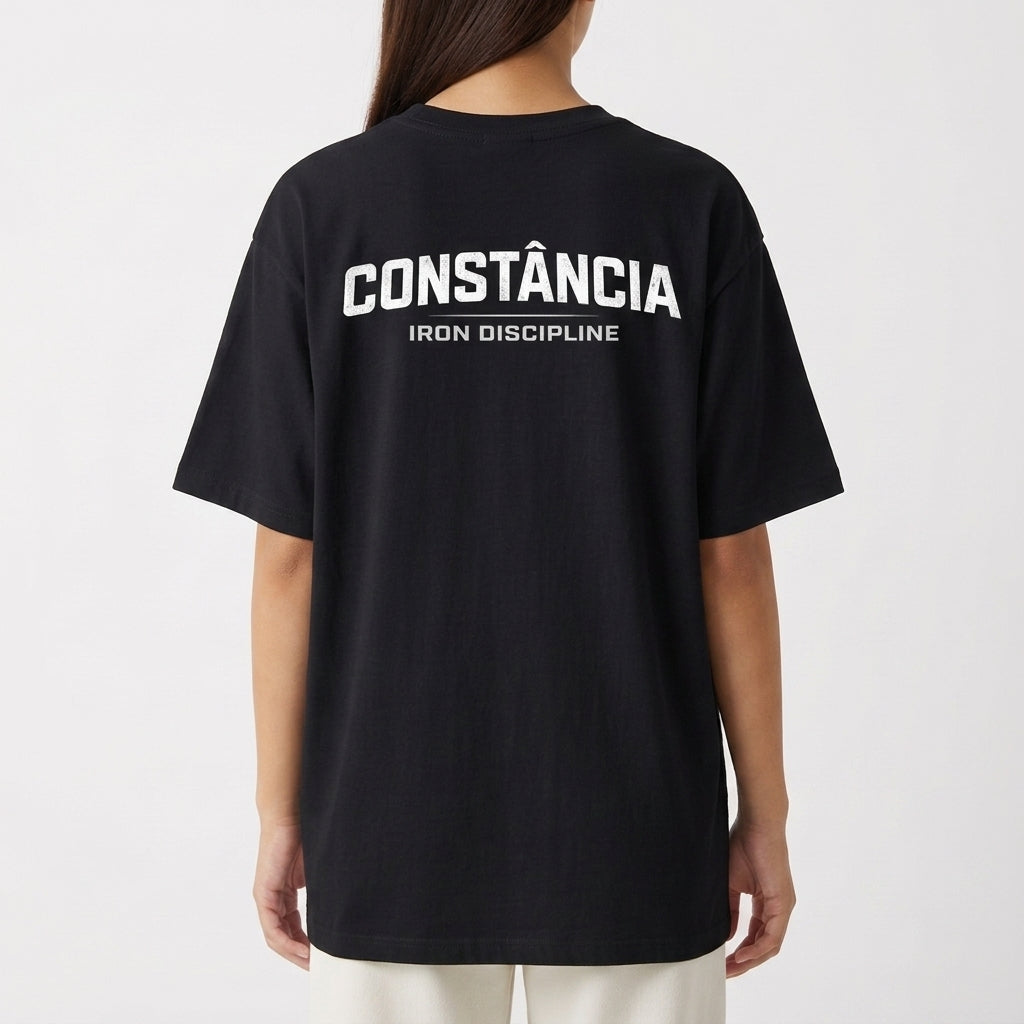 ""CONSTÂNCIA" Camiseta Oversized Básica" Camiseta Oversized Básica