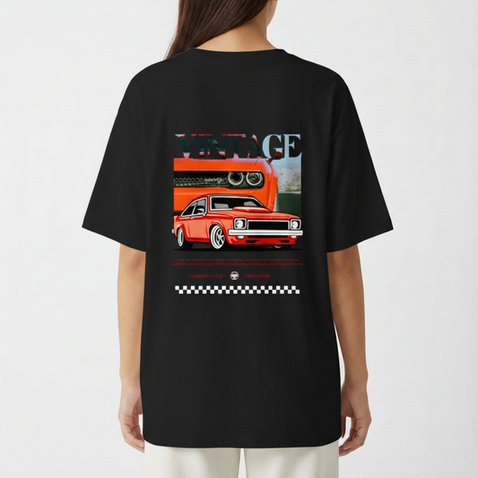 "Camiseta Oversized Básica - Vintage" Camiseta Oversized Básica