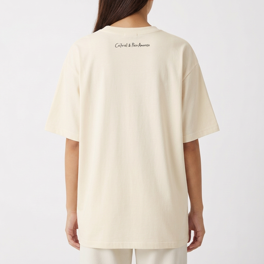 "Espiritos livres" Camiseta Oversized Básica