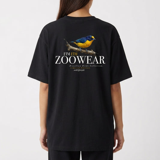"Brazilian Birds Collection - Fim Fim" Camiseta Oversized Básica
