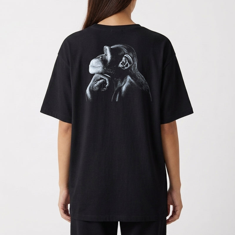 "monkeysized" Camiseta Oversized Básica