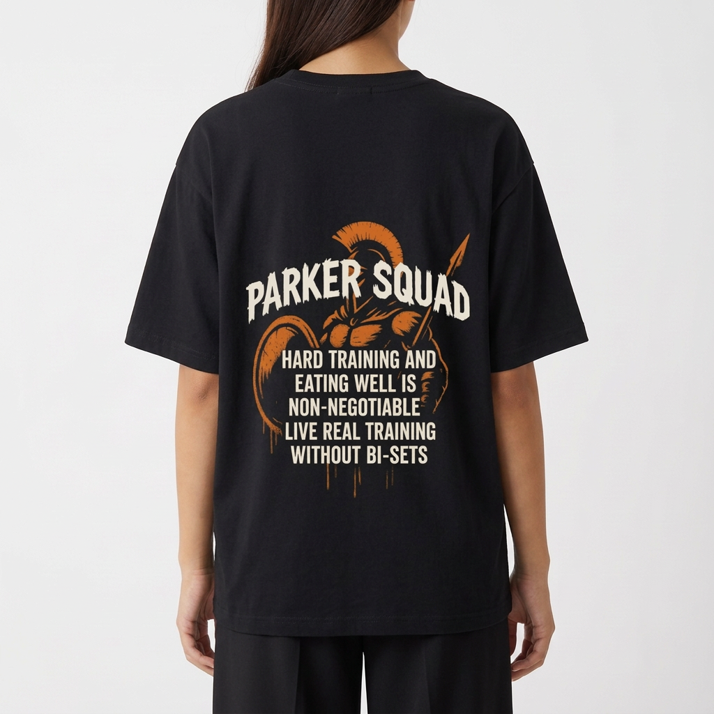 "PARKER - bi set" Camiseta Oversized Básica