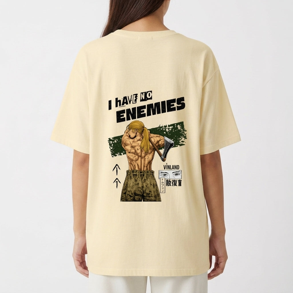 "Kazion | Sem Inimigos" Camiseta Oversized Básica