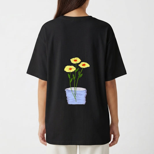 "A colheita é inevitável." Camiseta Oversized Básica