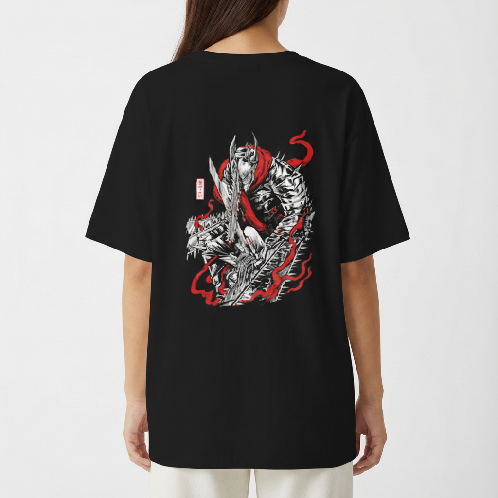 "Camiseta Chainsaw Man Oversized" Camiseta Oversized Básica