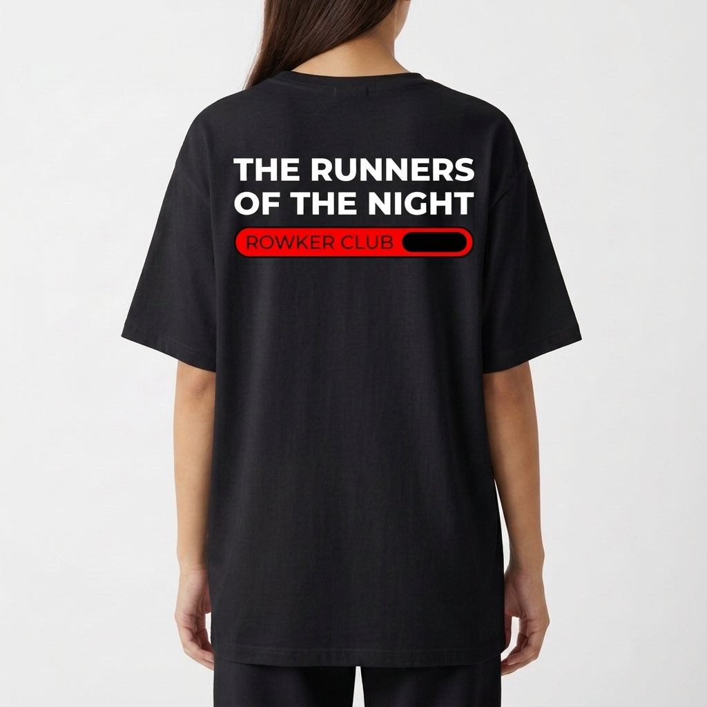"Camiseta Oversized Corredores Da Noite Rowker" Camiseta Oversized Básica