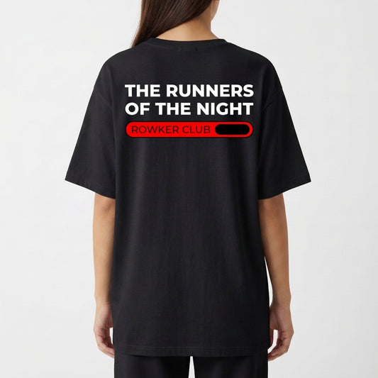"Camiseta Oversized Corredores Da Noite Rowker" Camiseta Oversized Básica