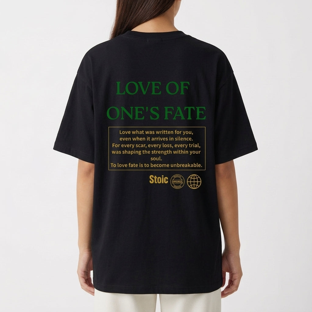 "Amor Fati" Camiseta Oversized Básica