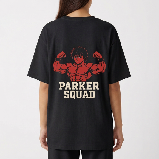 "Oversized basica - parquer squad" Camiseta Oversized Básica