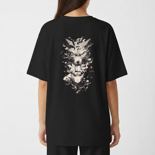 "Camiseta Naruto Oversized" Camiseta Oversized Básica