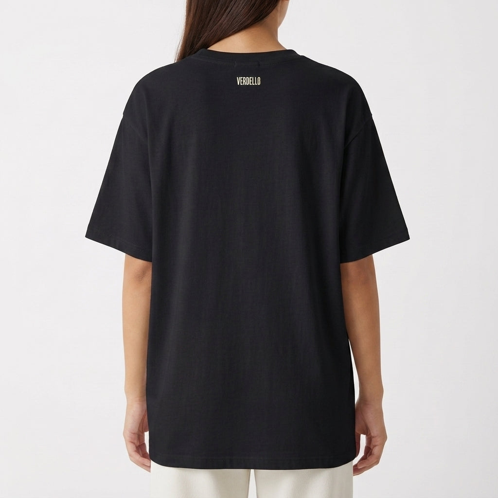 "Silêncio." Camiseta Oversized Básica