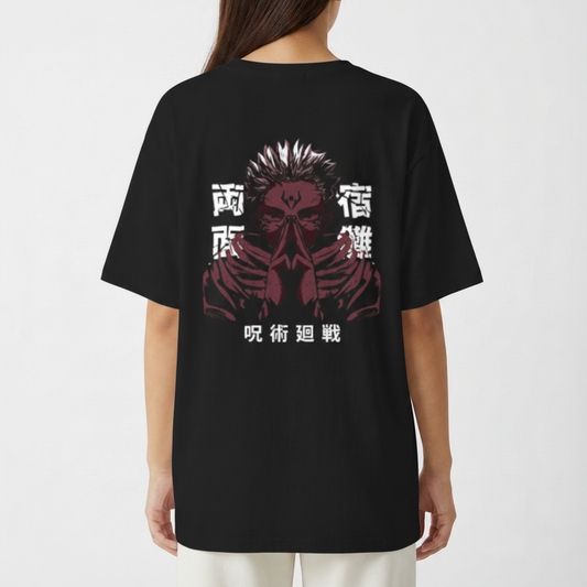 "Camiseta Sukuna Oversized" Camiseta Oversized Básica