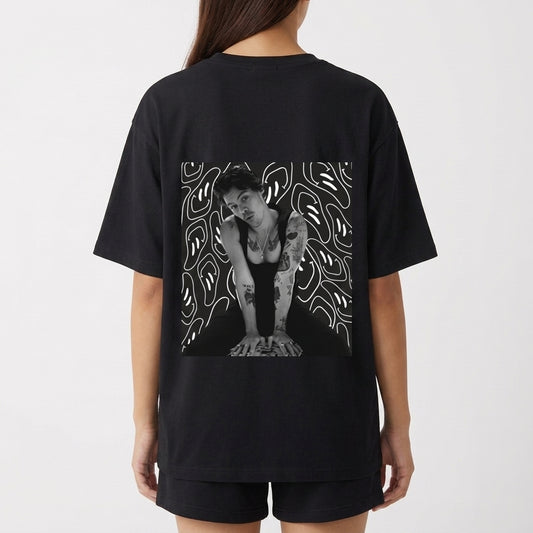 "OVERSIZED SMILE HARRY STYLES" Camiseta Oversized Básica