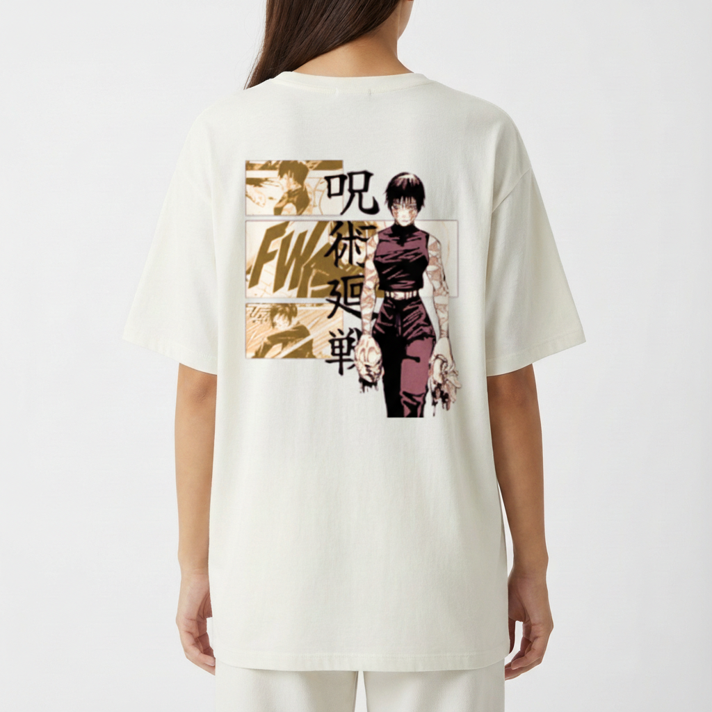 "Camiseta Maki Oversized Off White" Camiseta Oversized Básica
