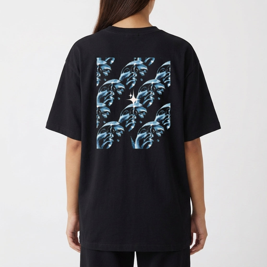 "PRATA oversized" Camiseta Oversized Básica