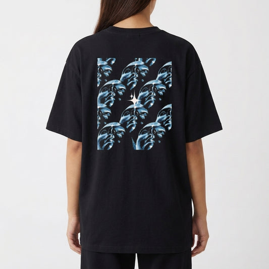 "PRATA oversized" Camiseta Oversized Básica