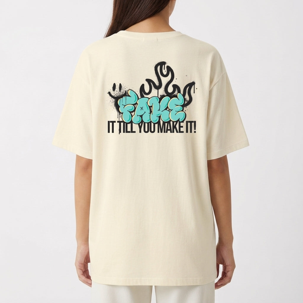 "Camiseta Oversized RlemCompany Fake" Camiseta Oversized Básica