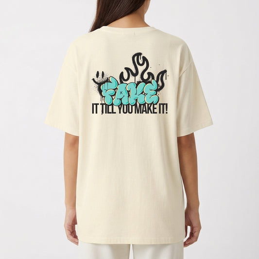 "Camiseta Oversized RlemCompany Fake" Camiseta Oversized Básica